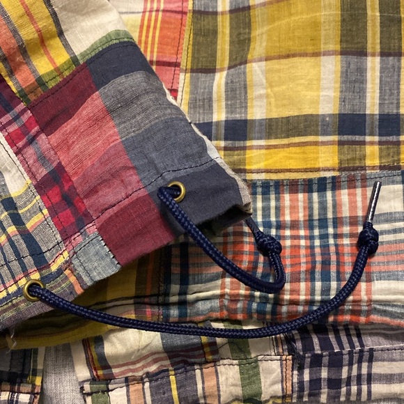 Vintage McGregor Madras Plaid Patchwork Full Zip Lightweight Jacket - Picture 10 of 12